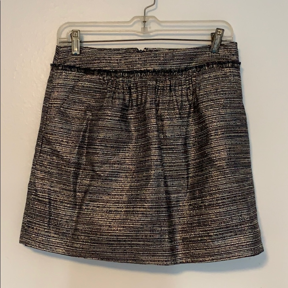 Gap Metallic Tweed Miniskirt